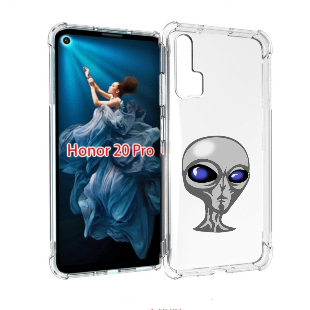 

Чехол бампер MyPads инопланетянин для Honor 20 Pro противоударный, Прозрачный, Tocco
