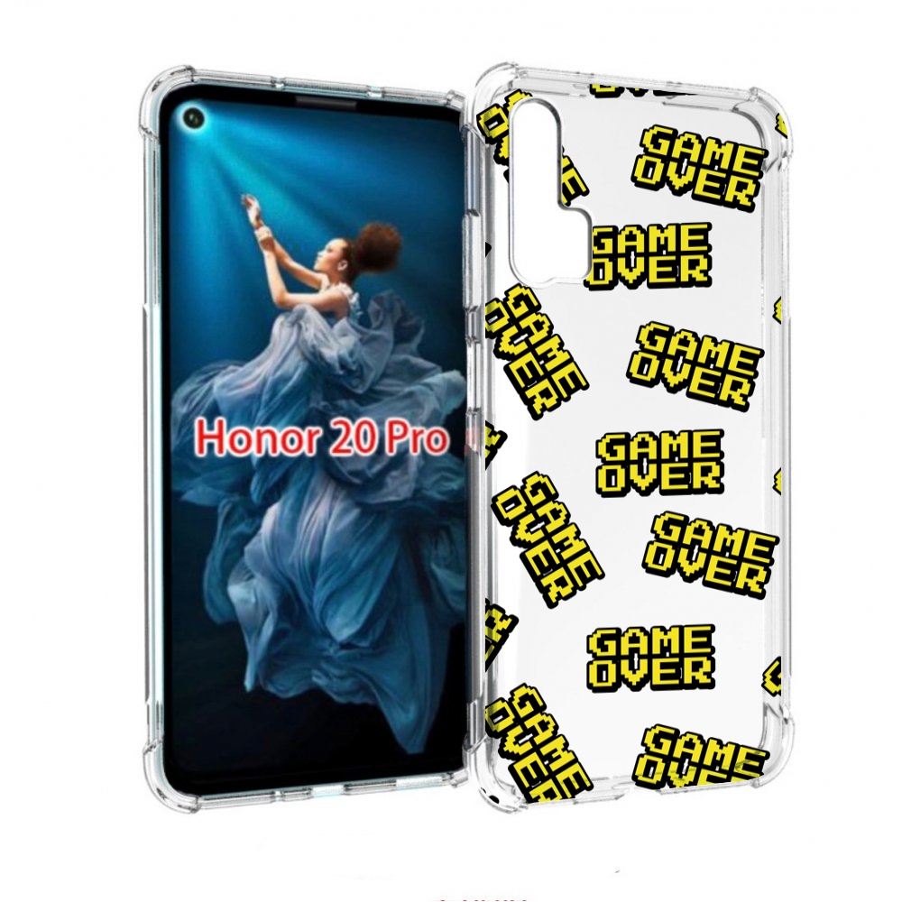 

Чехол бампер MyPads игра-окончена для Honor 20 Pro противоударный, Прозрачный, Tocco