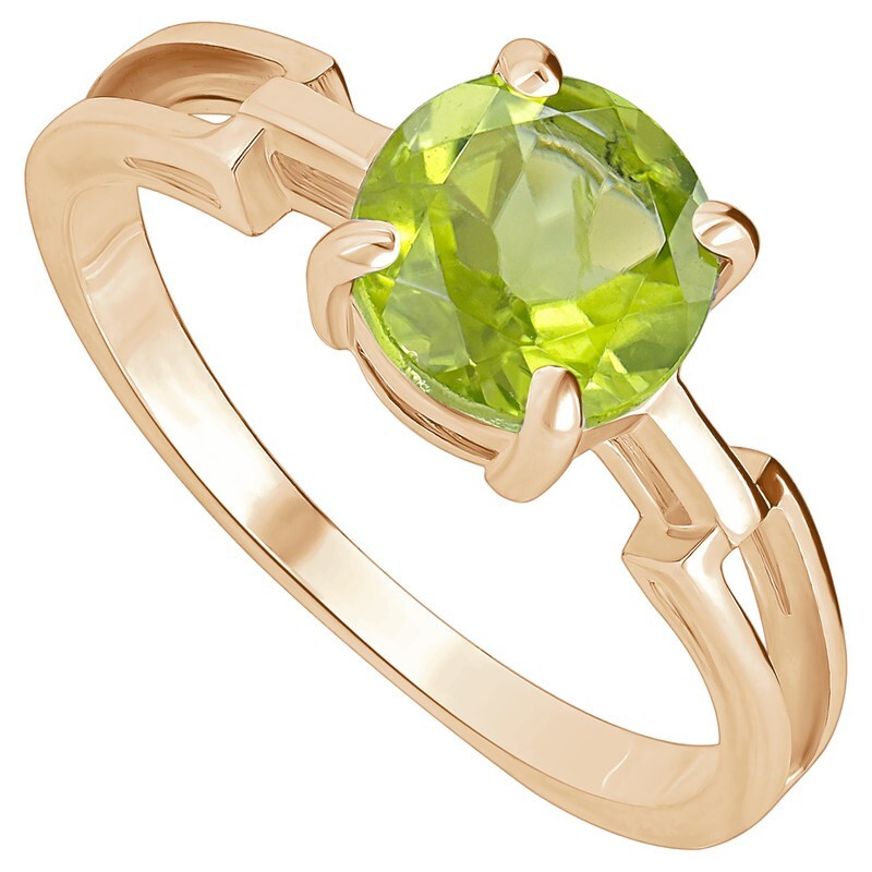 

Кольцо из серебра с хризолитом р., LAZURIT-ONLINE 663303, 663303