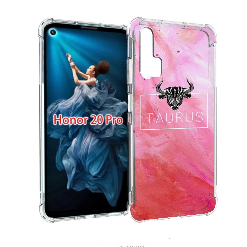 

Чехол бампер MyPads знак-зодиака-телец-3 для Honor 20 Pro против, Прозрачный, Tocco