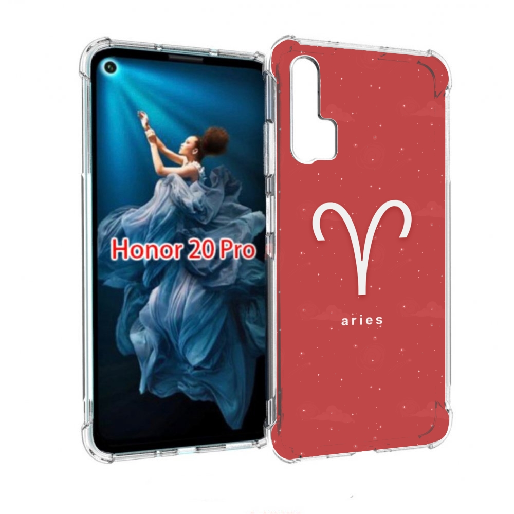 

Чехол бампер MyPads знак-зодиака-овен-5 для Honor 20 Pro противо, Прозрачный, Tocco