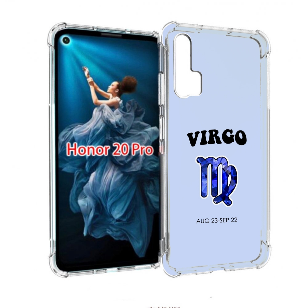 

Чехол бампер MyPads знак-зодиака-дева-1 для Honor 20 Pro противо, Прозрачный, Tocco