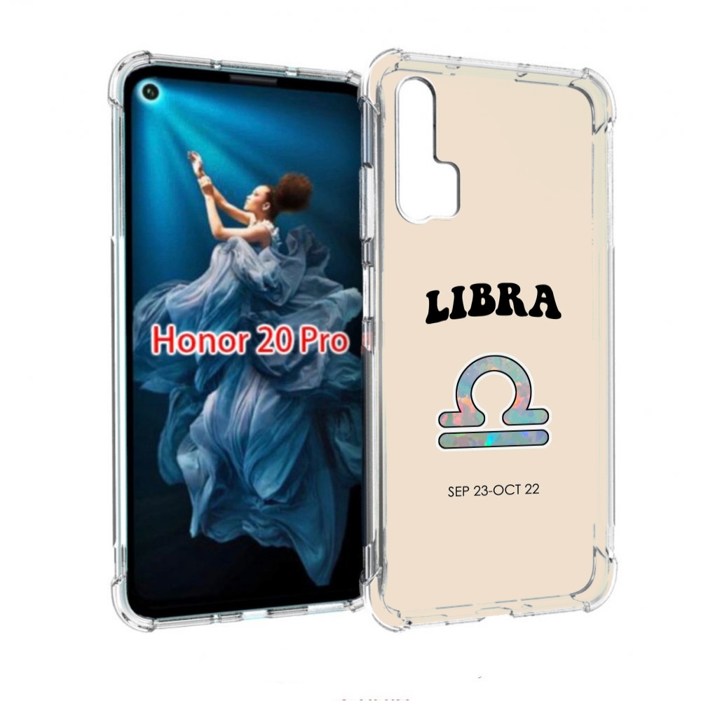 

Чехол бампер MyPads знак-зодиака-весы-6 для Honor 20 Pro противо, Прозрачный, Tocco
