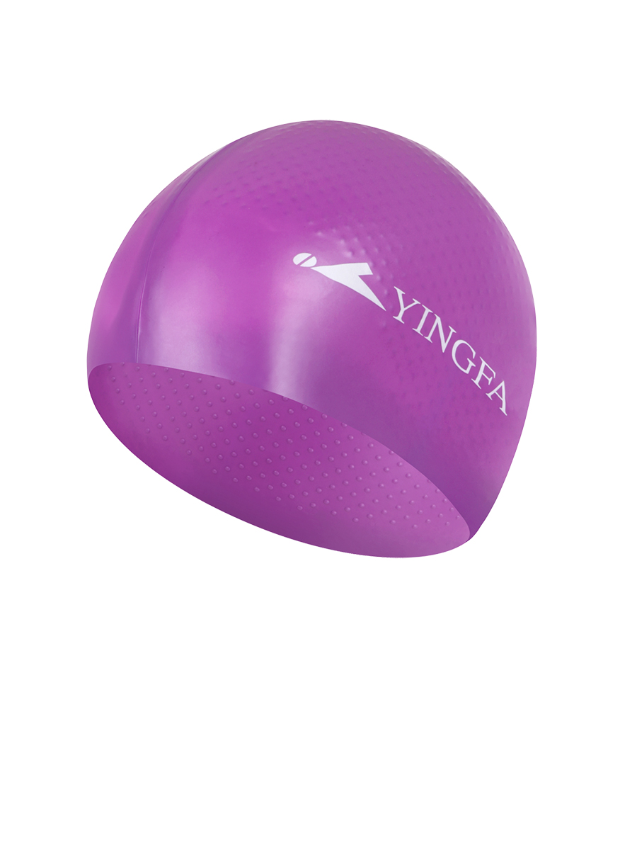 Шапочка для плавания Yingfa Yingfa Silicone Dot Cap фиолетовый