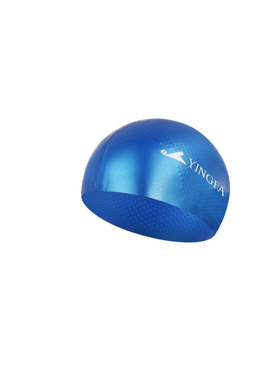 Шапочка для плавания Yingfa Yingfa Silicone Dot Cap синий