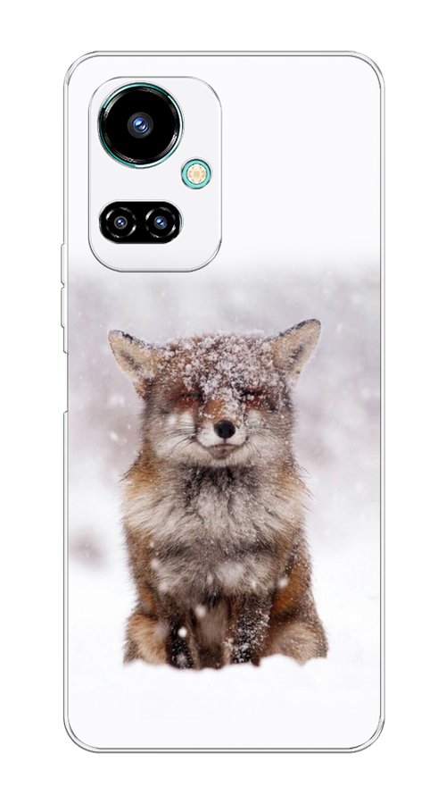 

Чехол на Tecno Camon 19 "Зимняя лиса", Белый;серый;коричневый, 301650-1