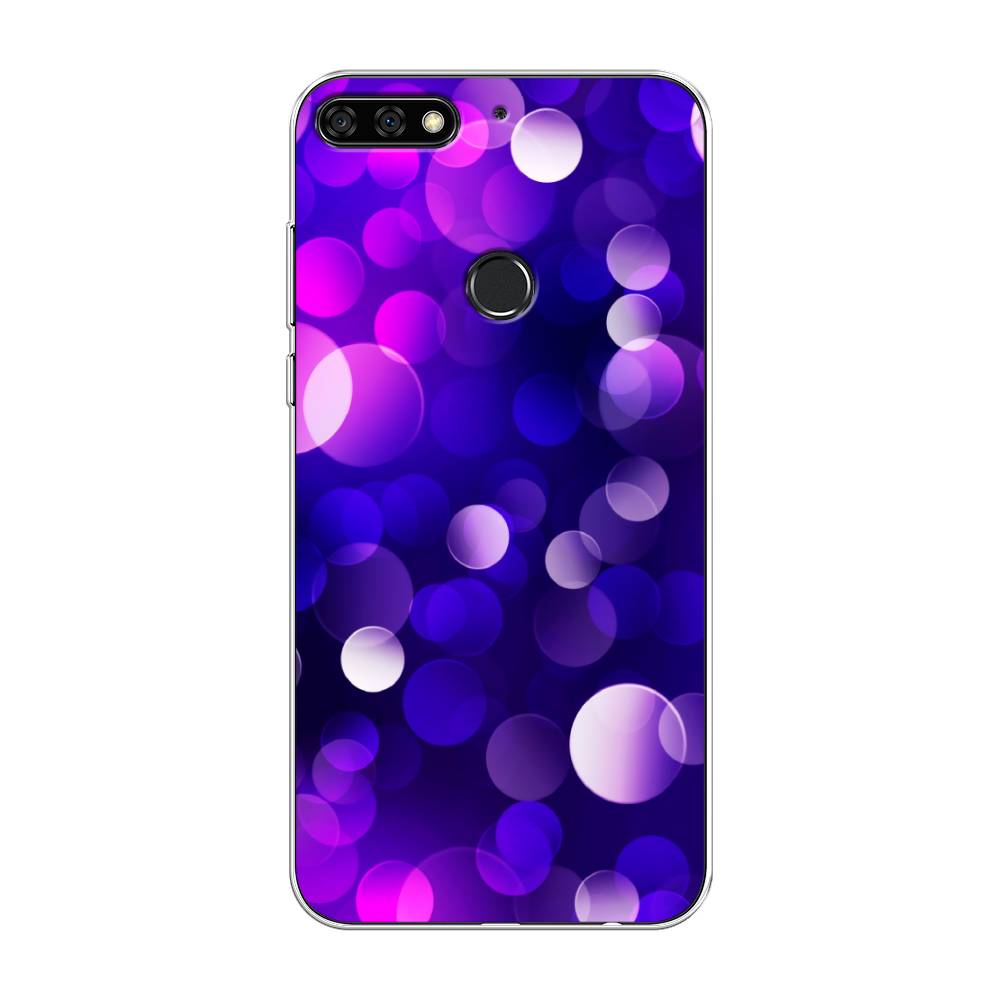 

Чехол на Honor 7C Pro "Абстракция 27", Фиолетовый, 65550-3