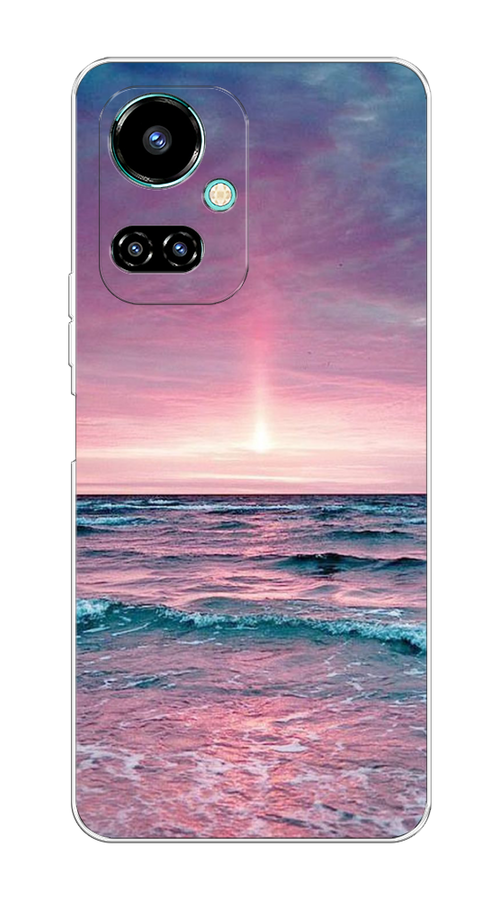 

Чехол на Tecno Camon 19/19 Pro 4G "Восход 3", Розовый;голубой, 301650-2