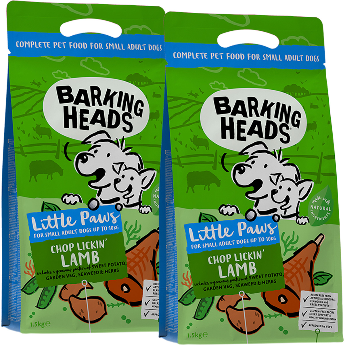 

BARKING HEADS BARKING HEADS Мечты о ягненке для взрослых собак маленьких пород при аллерги