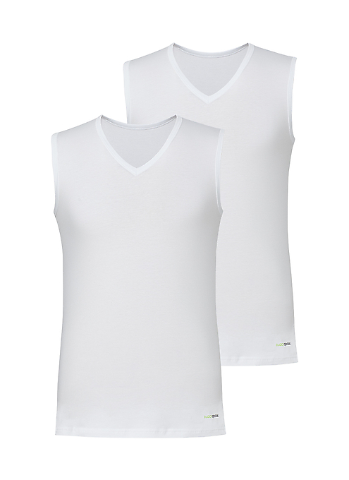 

Комплект маек мужских BlackSpade BS9677 белых XXL (2 шт), Белый, BS9677