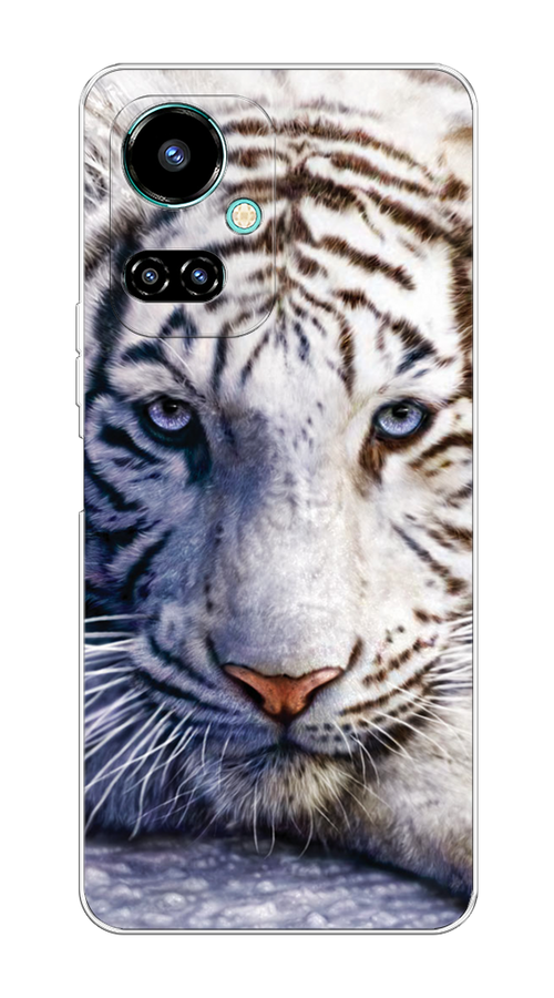 

Чехол на Tecno Camon 19/19 Pro 4G "Бенгальский тигр", Коричневый;белый, 301650-1