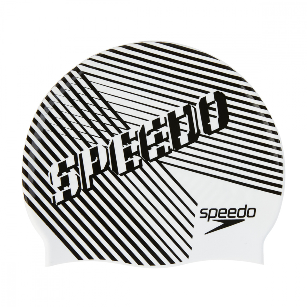 Шапочка для плавания Speedo SPEEDO Junior Slogan Cap белый
