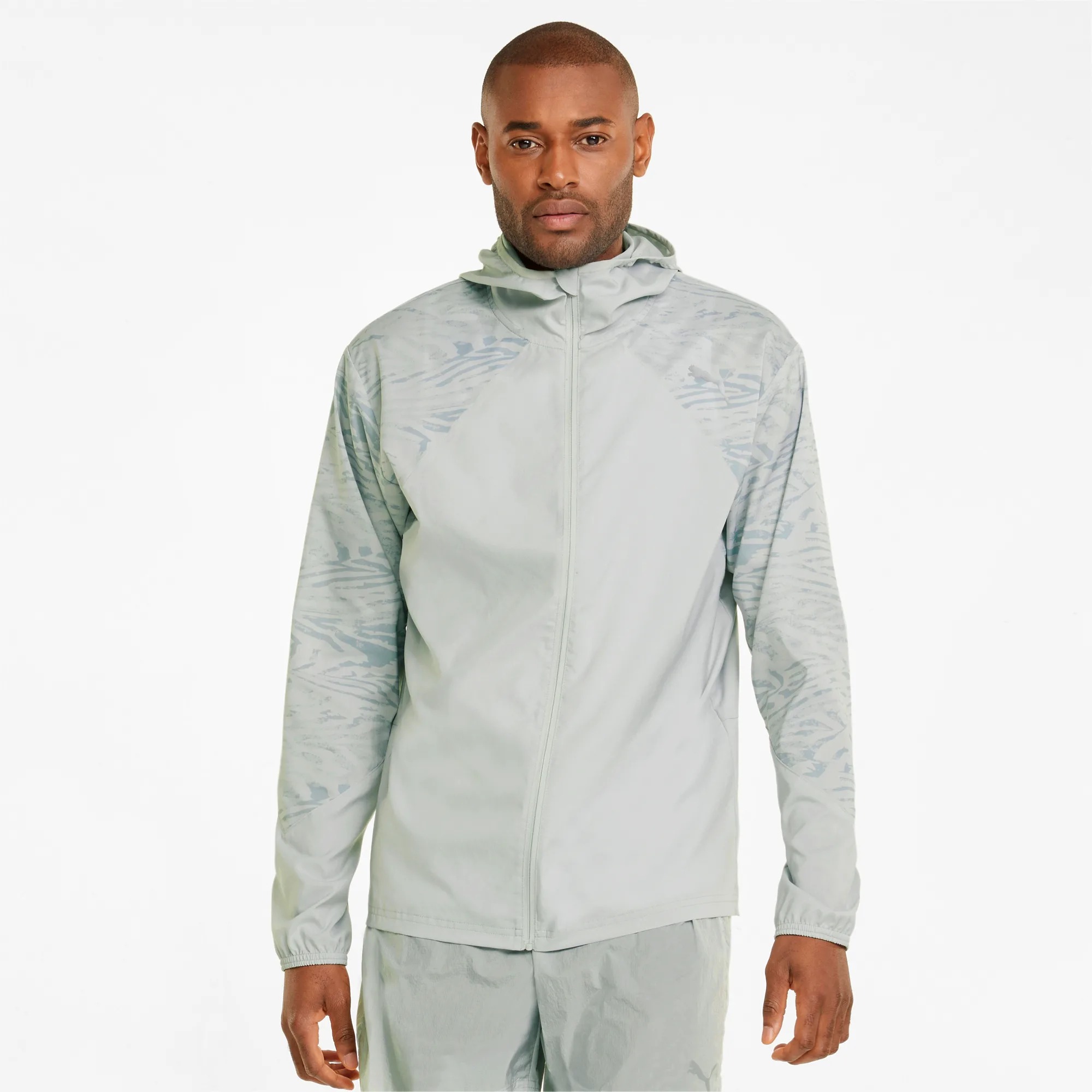 

Спортивная ветровка мужская PUMA 52140519 серая 48; 50, Серый, 52140519