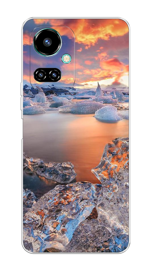 

Чехол на Tecno Camon 19/19 Pro 4G "Ледники", Синий;оранжевый, 301650-2
