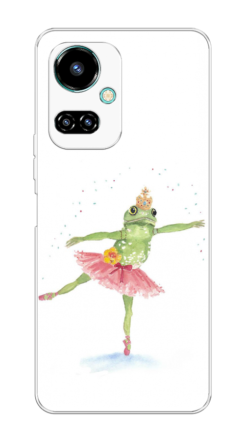 

Чехол на Tecno Camon 19/19 Pro 4G "Лягушка-балерина", Зеленый, 301650-4