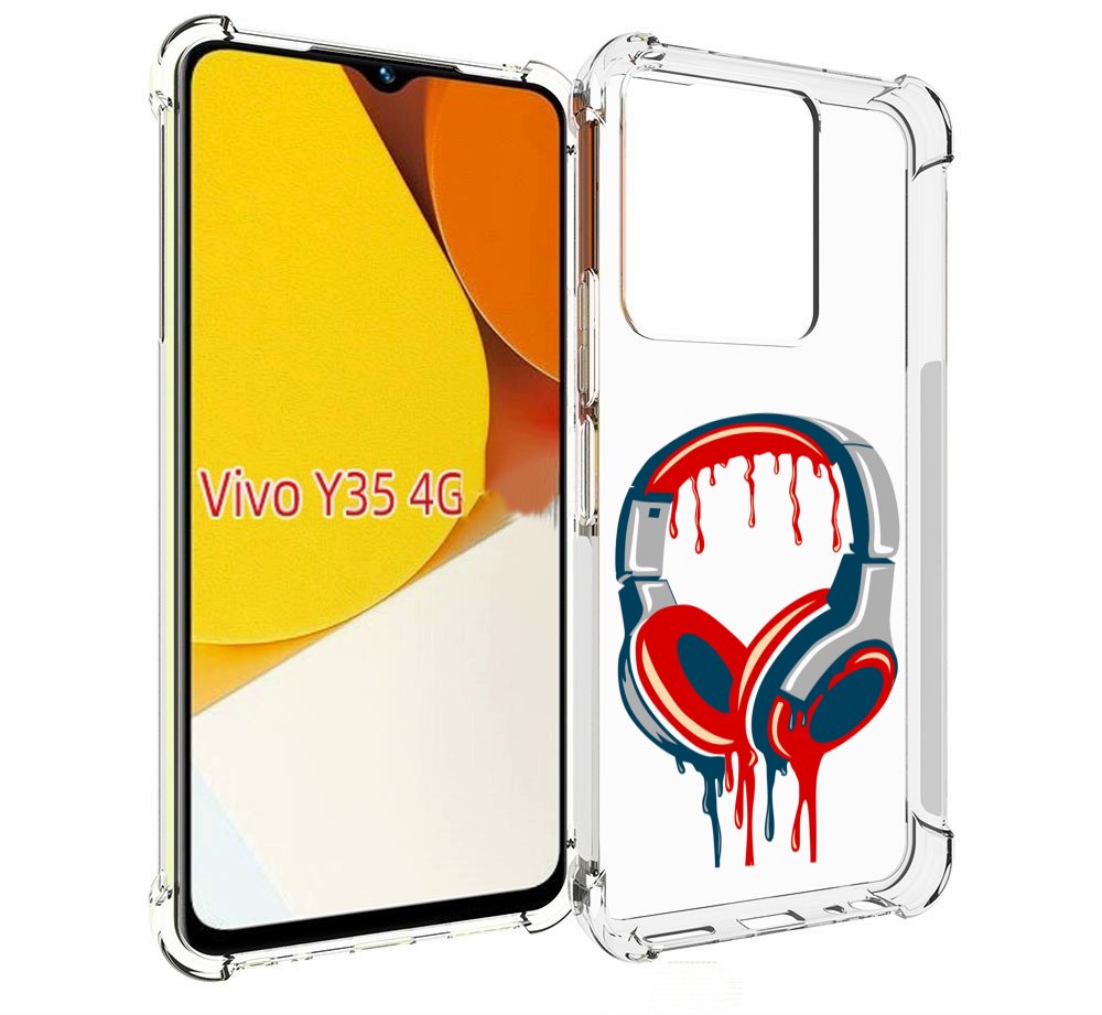 

Чехол MyPads не делай громко для Vivo Y35 4G 2022 / Vivo Y22, Прозрачный, Tocco