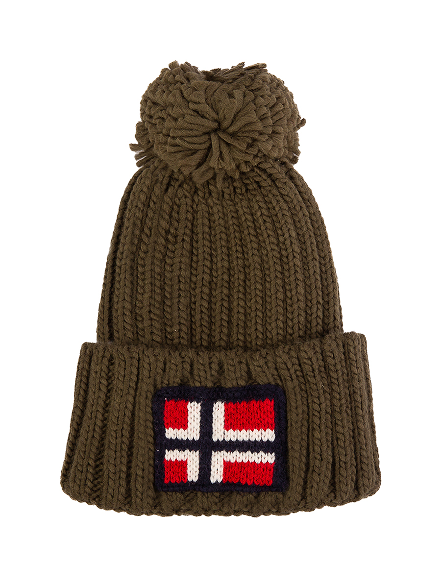 Шапка бини мужская Scuola Nautica Italiana WINTER HAT хаки one size 2241₽