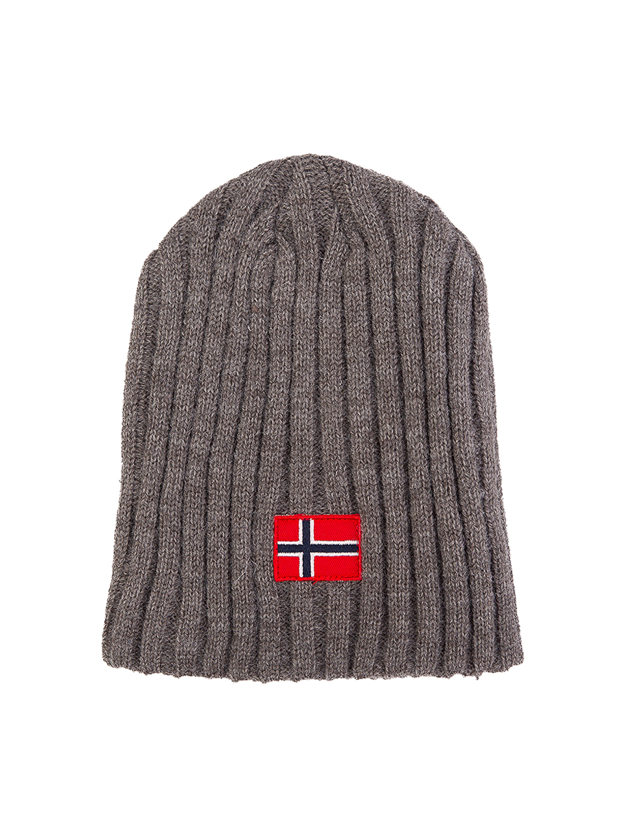 

Шапка бини мужская Scuola Nautica Italiana WINTER HAT серый, WINTER HAT