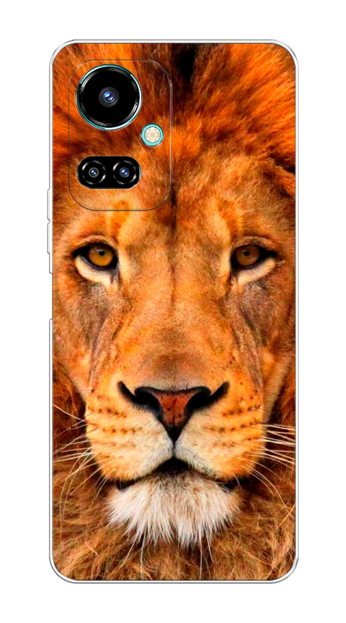 

Чехол на Tecno Camon 19/19 Pro 4G "Благородный лев", Оранжевый, 301650-1
