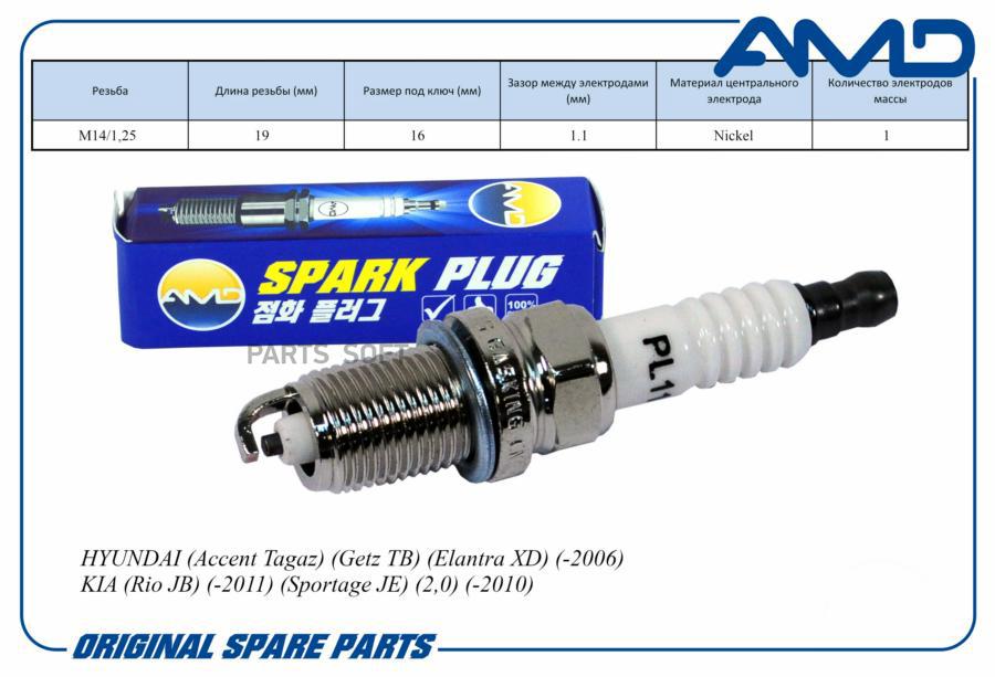 Свеча зажигания AMD AMD.PL11
