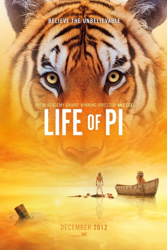 

Постер к фильму "Жизнь Пи" (Life of Pi) Оригинальный 68,6x101,6 см