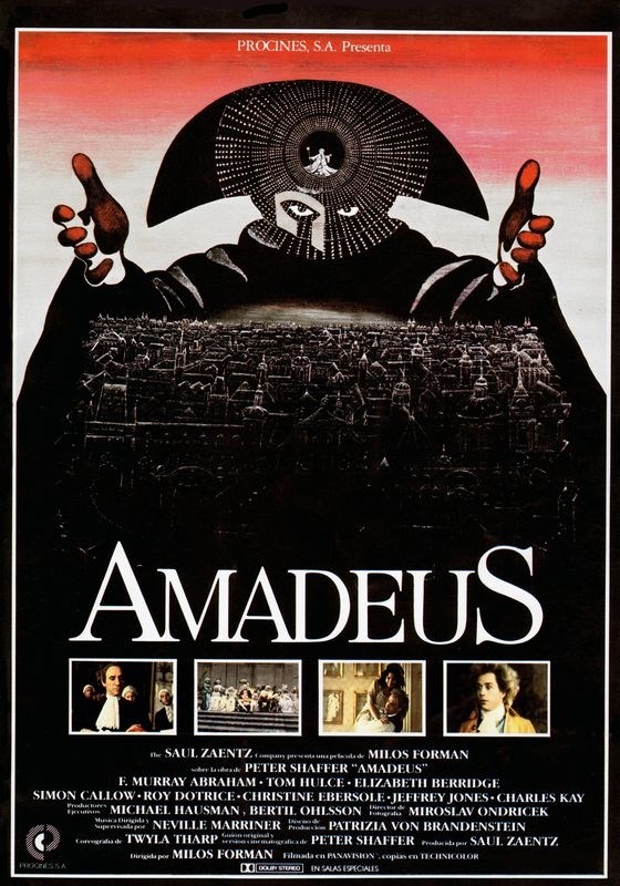 

Постер к фильму "Амадей" (Amadeus) A3