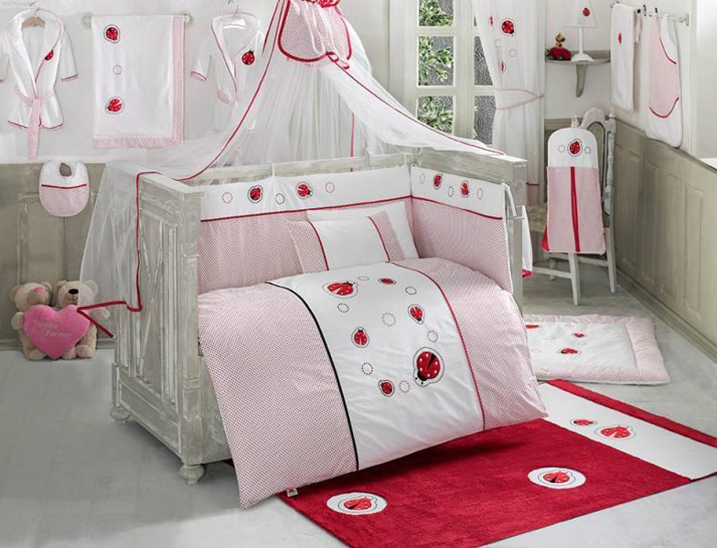 Купить Комплект постельного белья Kidboo Little Ladybug цвет: стандарт, 6 предметов, арт. KIDB,