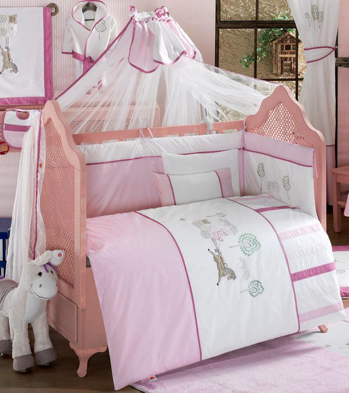 Купить Комплект постельного белья Kidboo Little Farmer цвет: розовый, 6 предметов, арт. KIDB,