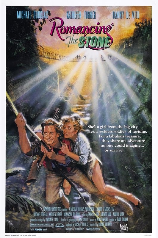 Постер к фильму Роман с камнем (Romancing the Stone) A1