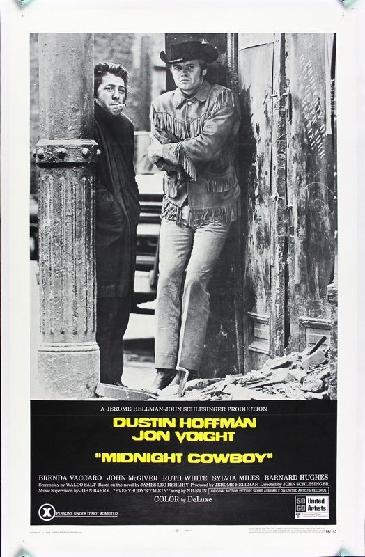 

Постер к фильму "Полуночный ковбой" (Midnight Cowboy) 50x70 см