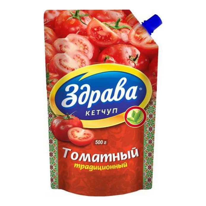 

Кетчуп Здрава томатный 500 г