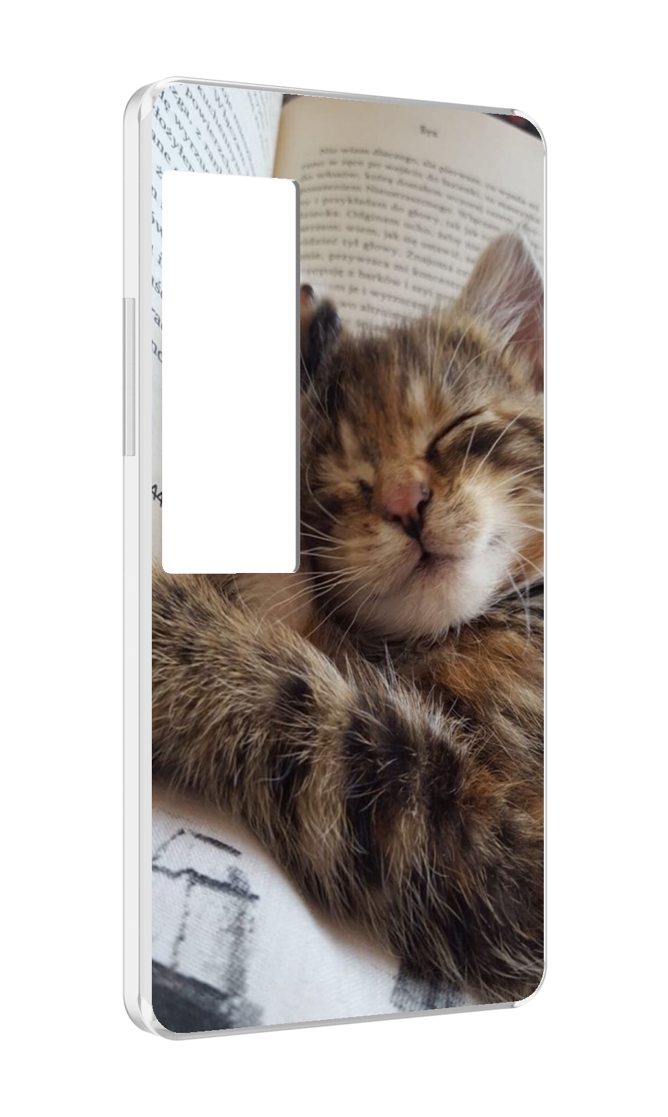 

Чехол MyPads Спящий-котенок для Meizu Pro 7 Plus, Прозрачный, Tocco