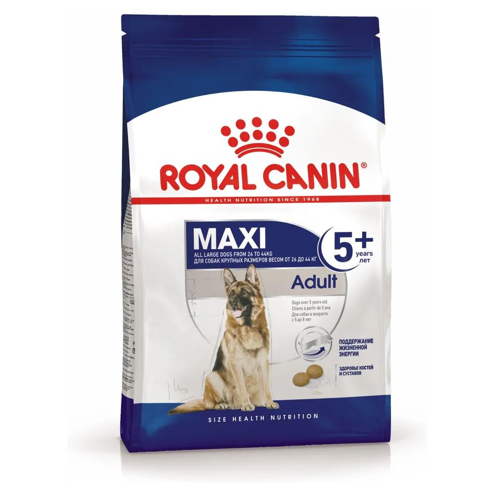 фото Сухой корм для собак royal canin, для крупных пород старше 5 лет 4 кг