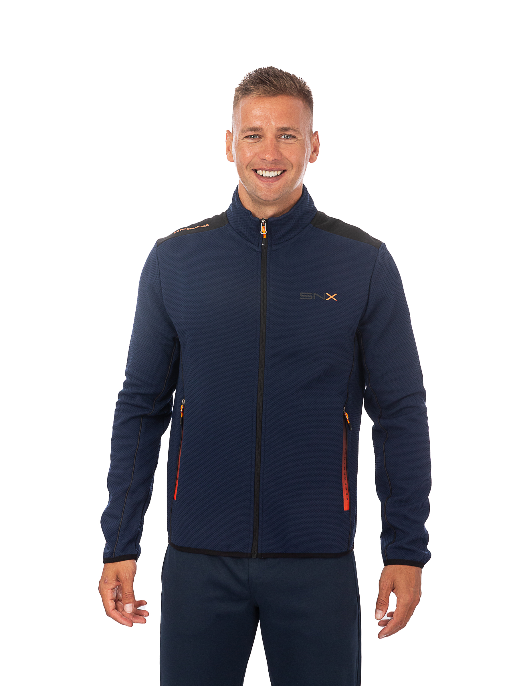 

Толстовка мужская Scuola Nautica Italiana 132710 синяя XL, Синий, 132710
