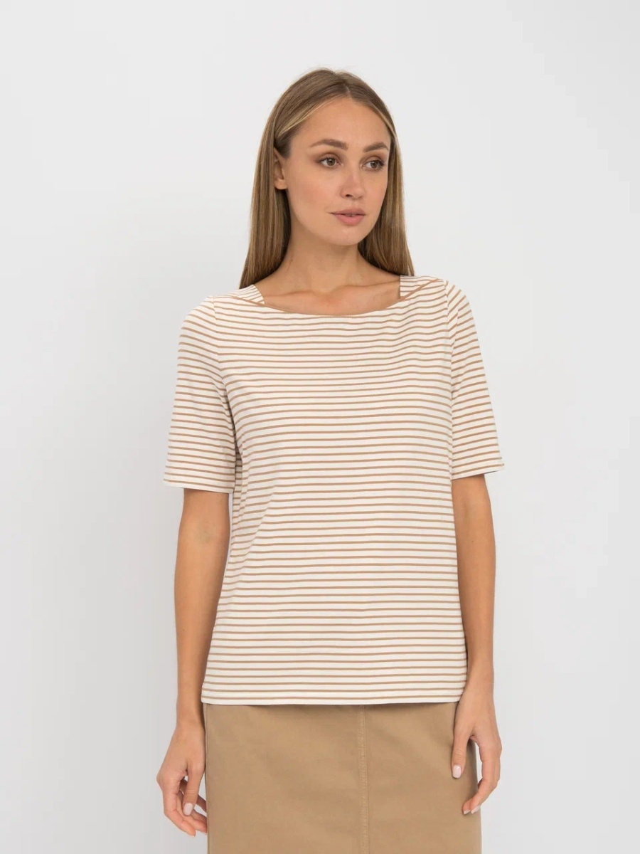 

Футболка женская Gerry Weber 570304-35104-9131 бежевая 40, 570304-35104-9131