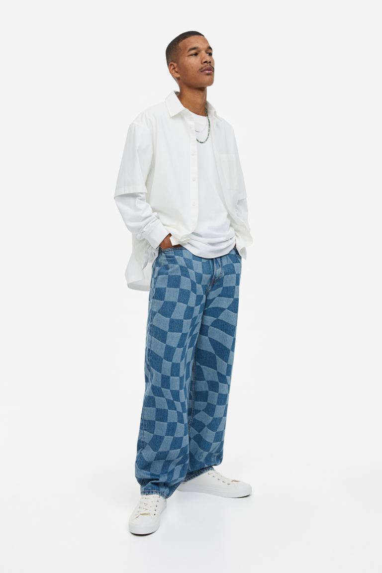 

Джинсы мужские H&M 1130274005 синие 31/30 (доставка из-за рубежа), 1130274005