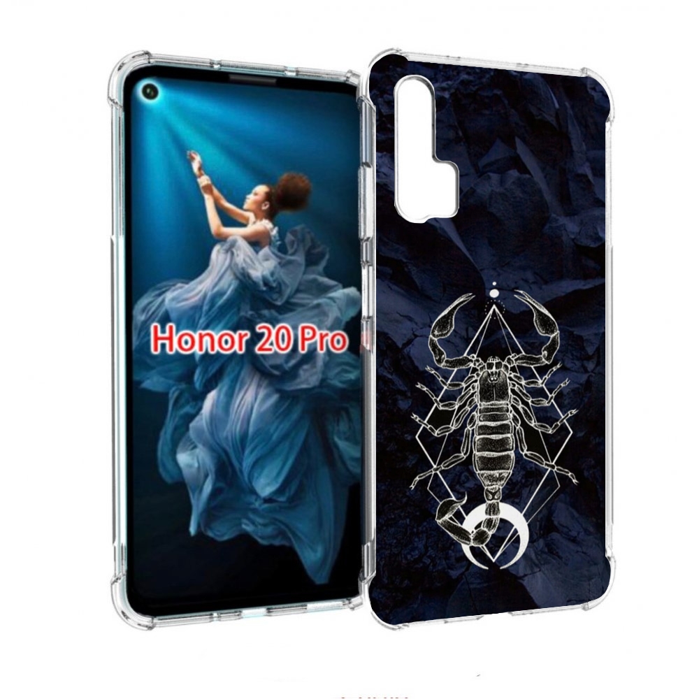 

Чехол бампер MyPads знак зодиака скорпион 3 для Honor 20 Pro про, Прозрачный, Tocco