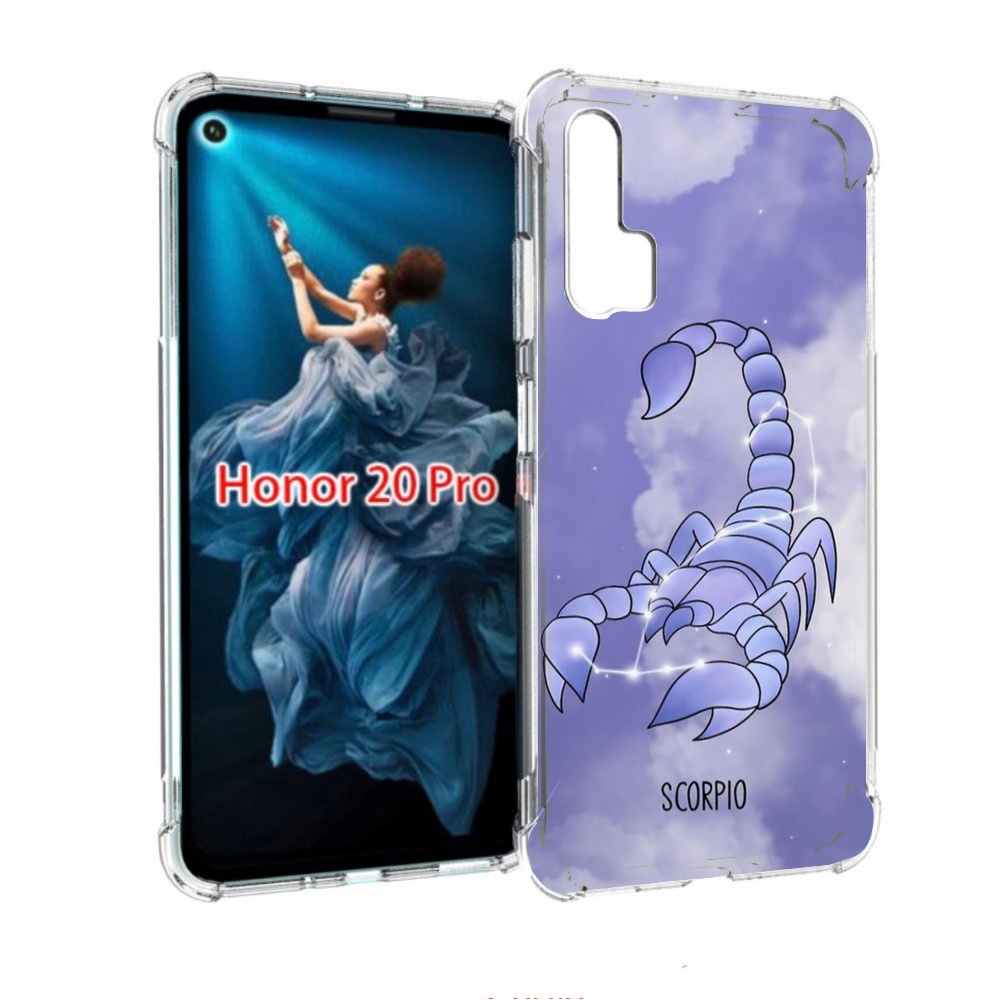 

Чехол бампер MyPads знак зодиака скорпион 2 для Honor 20 Pro про, Прозрачный, Tocco