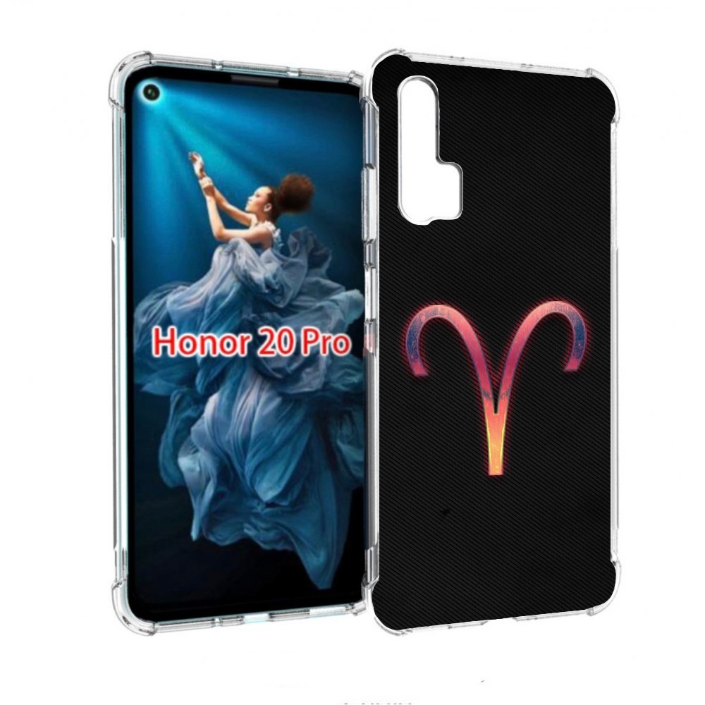 

Чехол бампер MyPads знак зодиака овен 1 для Honor 20 Pro противо, Прозрачный, Tocco