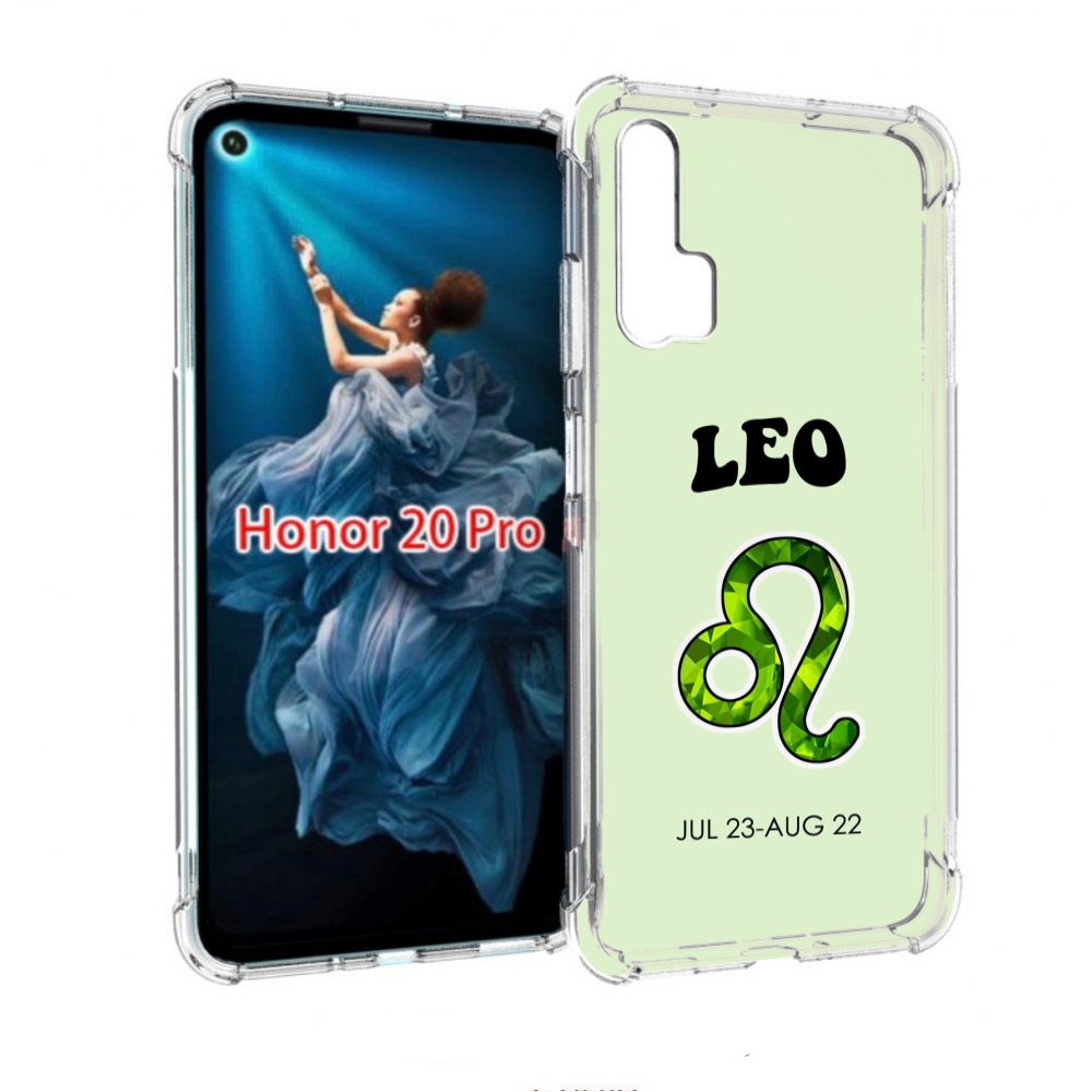 

Чехол бампер MyPads знак зодиака лев 1 для Honor 20 Pro противоу, Прозрачный, Tocco
