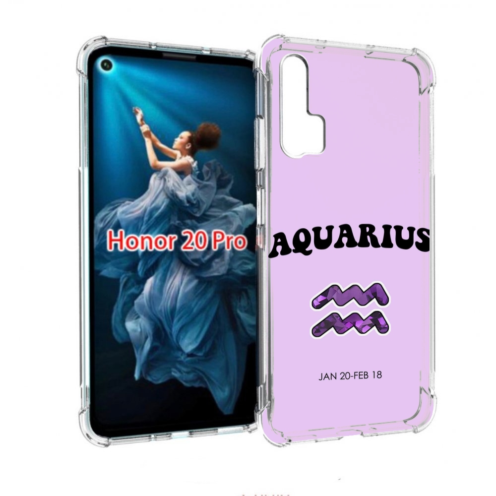 

Чехол бампер MyPads знак зодиака водолеи 4 для Honor 20 Pro про, Прозрачный, Tocco
