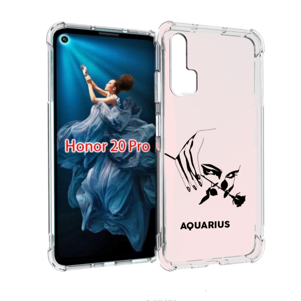 

Чехол бампер MyPads знак зодиака водолеи 3 для Honor 20 Pro про, Прозрачный, Tocco