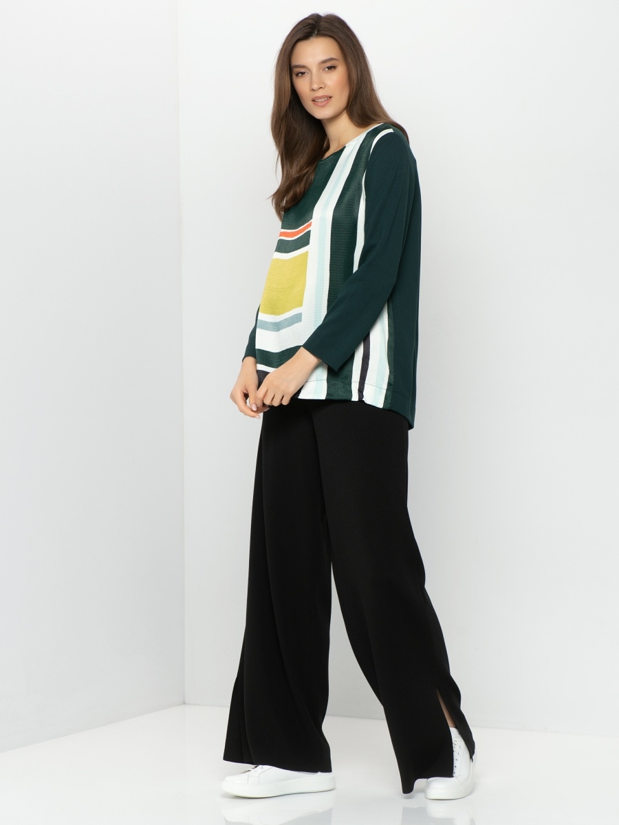 

Лонгслив женский Gerry Weber 570037-44101-5051 зеленый 38, 570037-44101-5051
