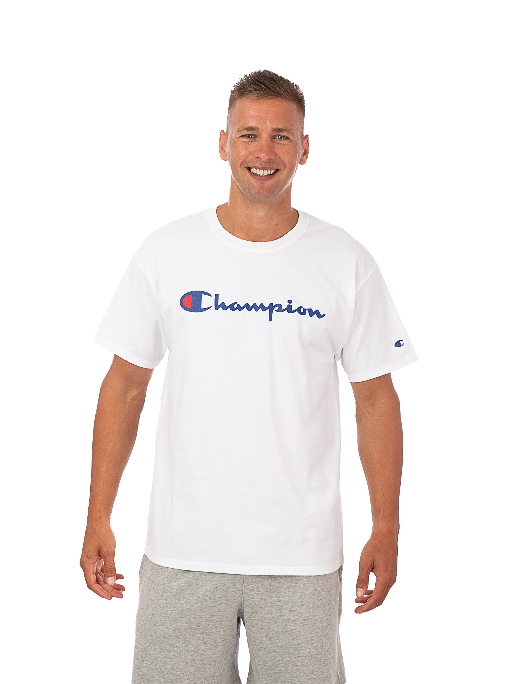 

Футболка мужская Champion GT23HY06794 белая XL, Белый, GT23HY06794