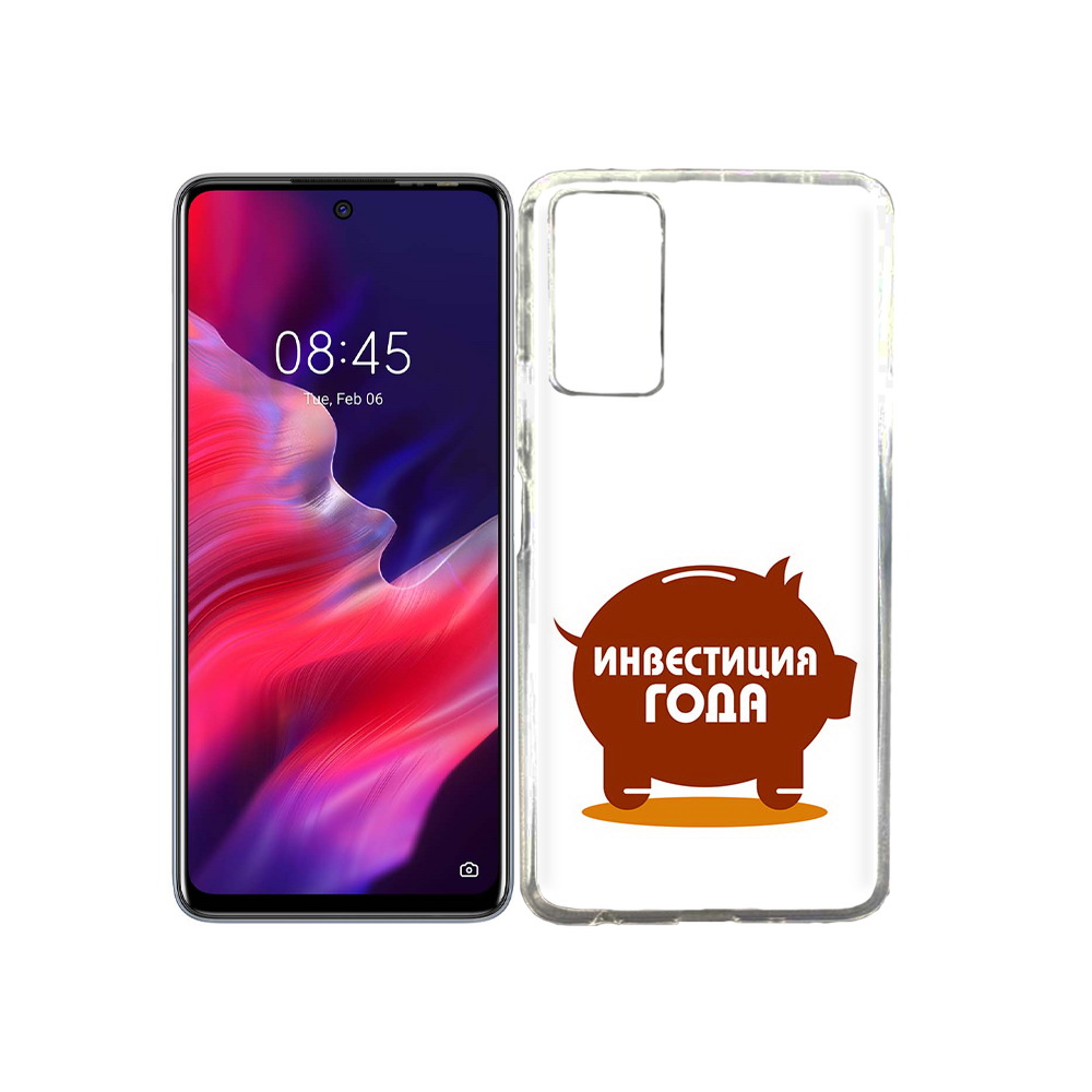 

Чехол MyPads Tocco для Tecno Pova 2 инвестиция, Прозрачный, Tocco