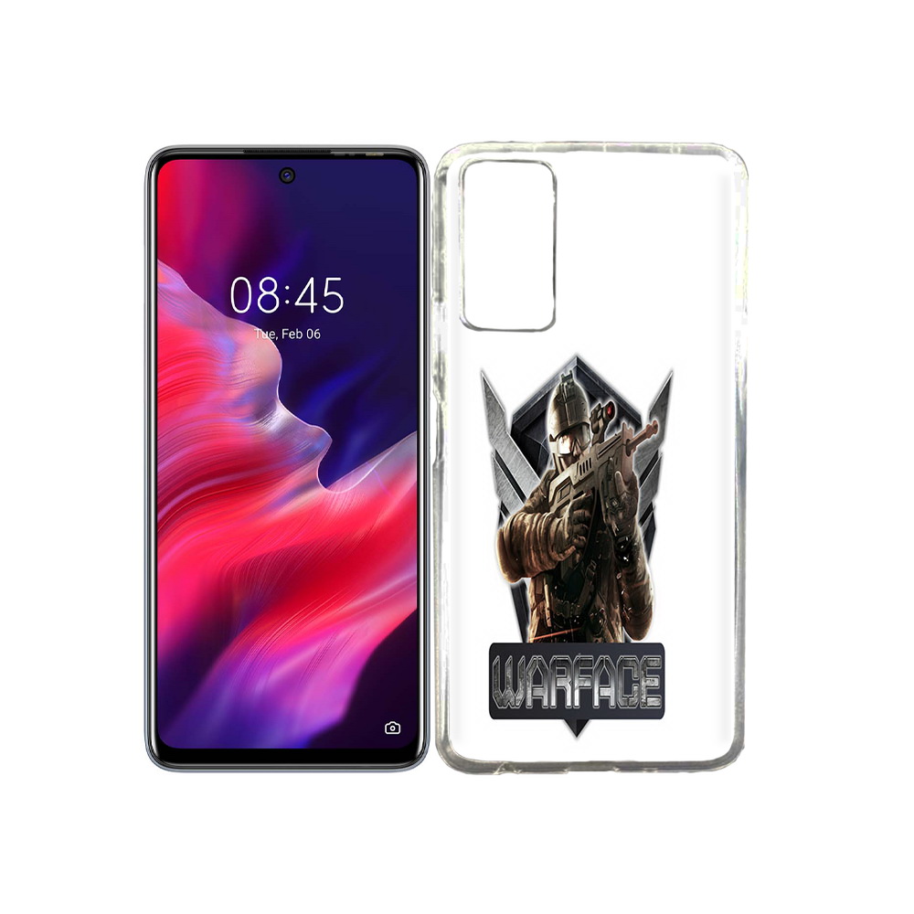 

Чехол MyPads Tocco для Tecno Pova 2 игра про войну, Прозрачный, Tocco