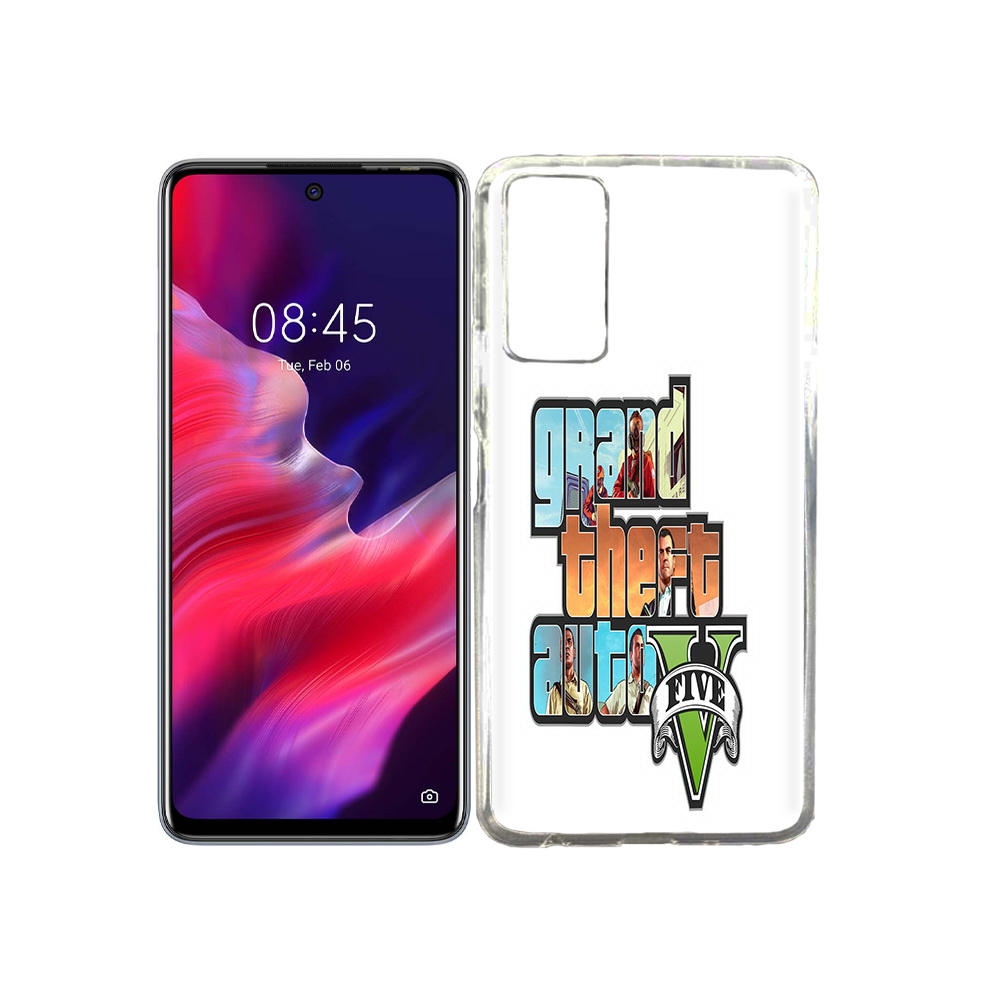 

Чехол MyPads Tocco для Tecno Pova 2 игра гта, Прозрачный, Tocco