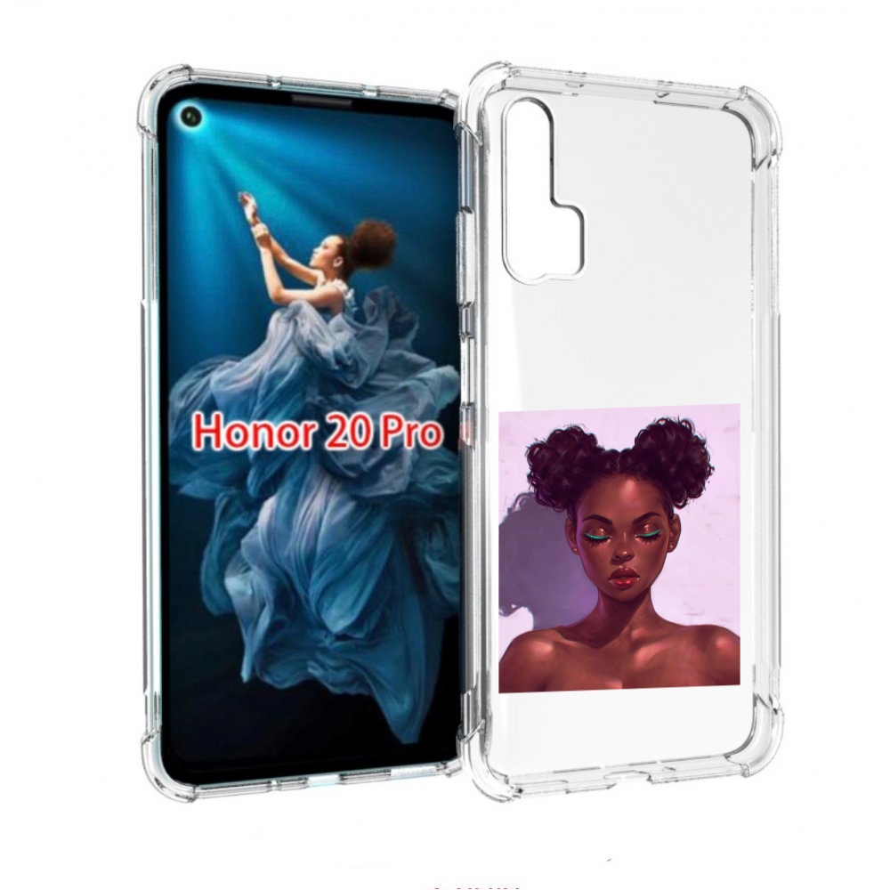 

Чехол бампер MyPads зеленые-стрелки женский для Honor 20 Pro про, Прозрачный, Tocco