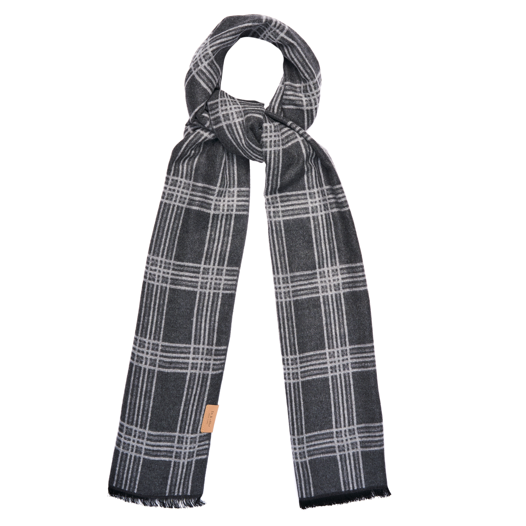

Шарф мужской Dr.Koffer S810753-142 серый, 65х185х1.5 см, S810753-142