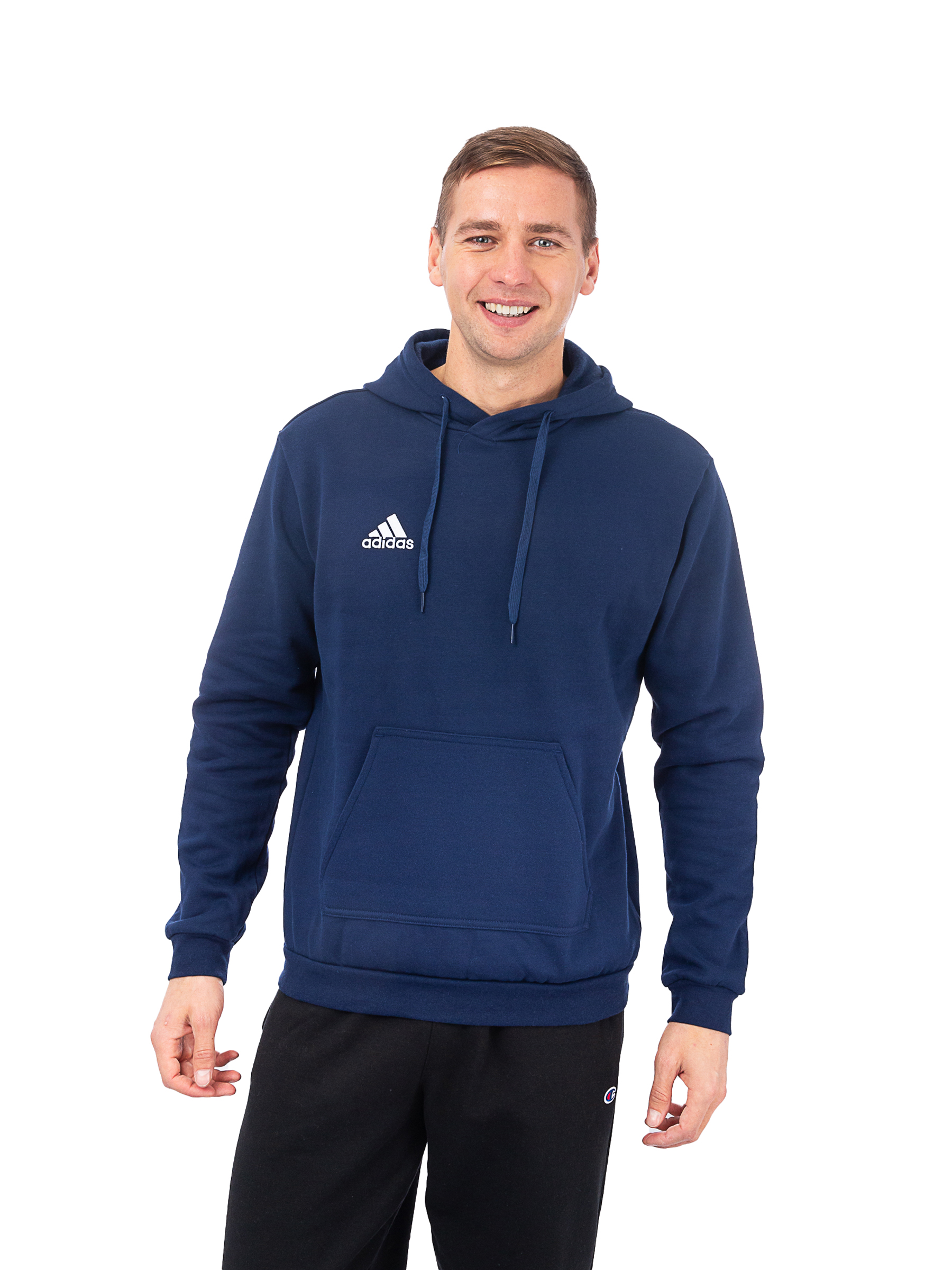 

Худи мужское Adidas H57513 синее M, Синий, H57513